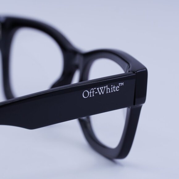 🕶️ New Off-White OERJ078 STYLE 78 1000 Eyeglasses - Black Frame - Picture 5 of 10